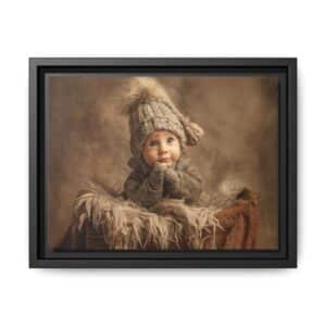 Personalized Framed Family Canvas Wall Art Horizontal Multiple Sizes Available