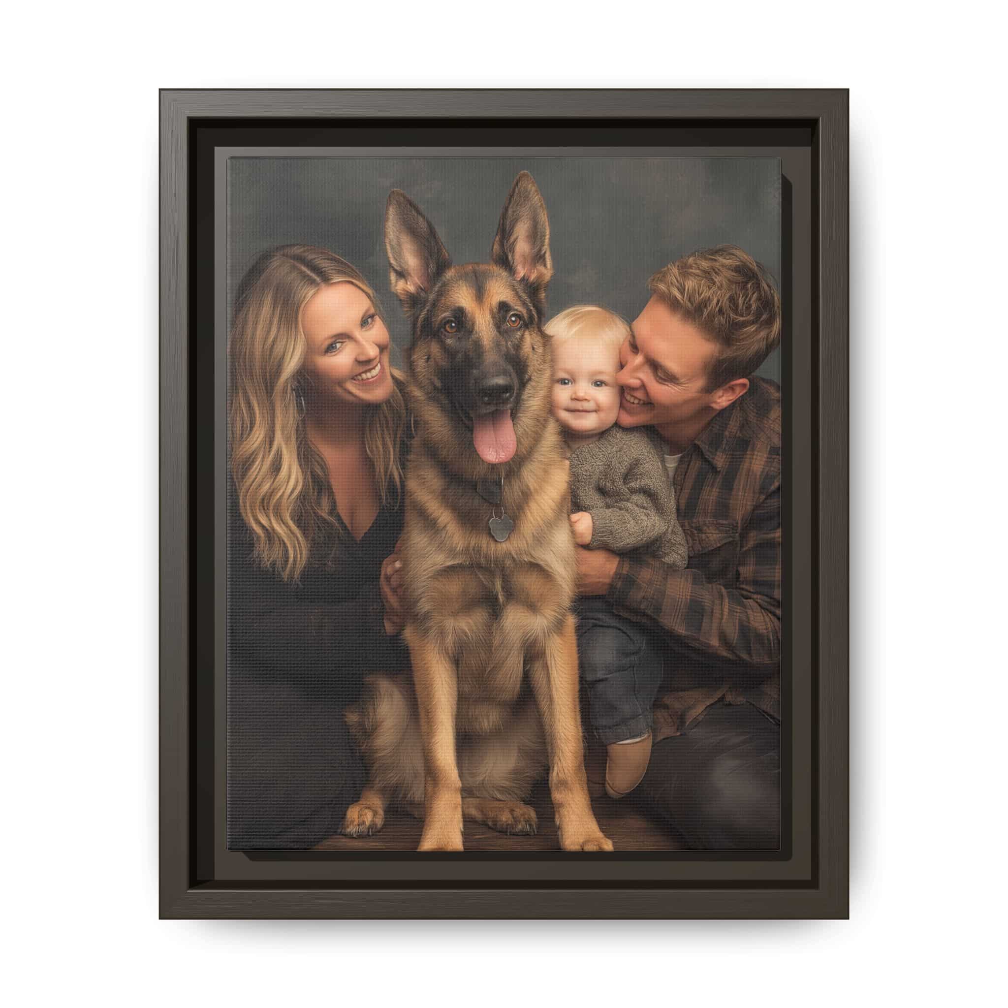 Personalized Framed Family Canvas Wall Art Vertical Multiple Sizes Available - Image 137