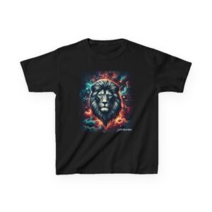 Lion In The Sky WD-D014 By Wyldesigns Kids Heavy Cotton™ Tee