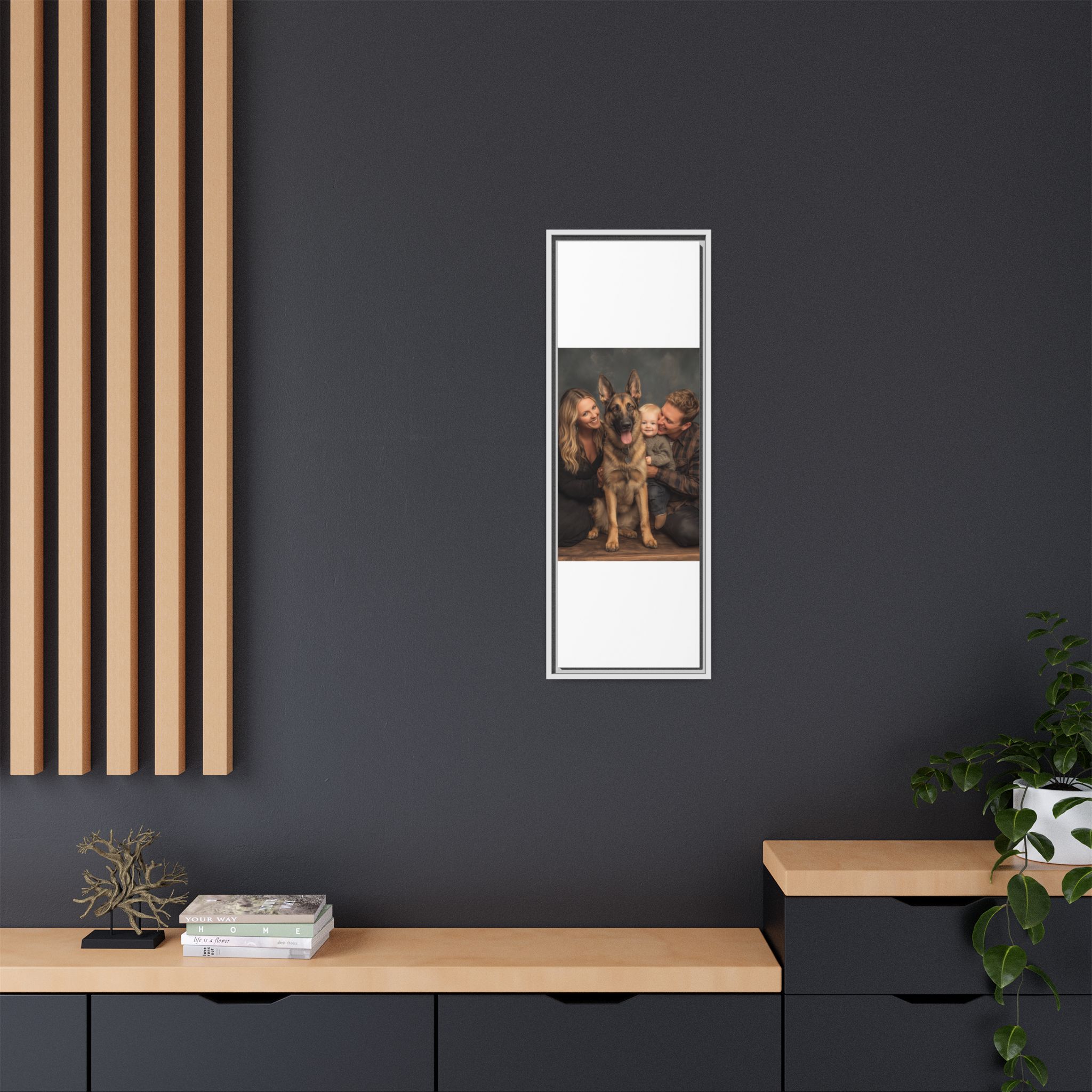 Personalized Framed Family Canvas Wall Art Vertical Multiple Sizes Available - Image 192