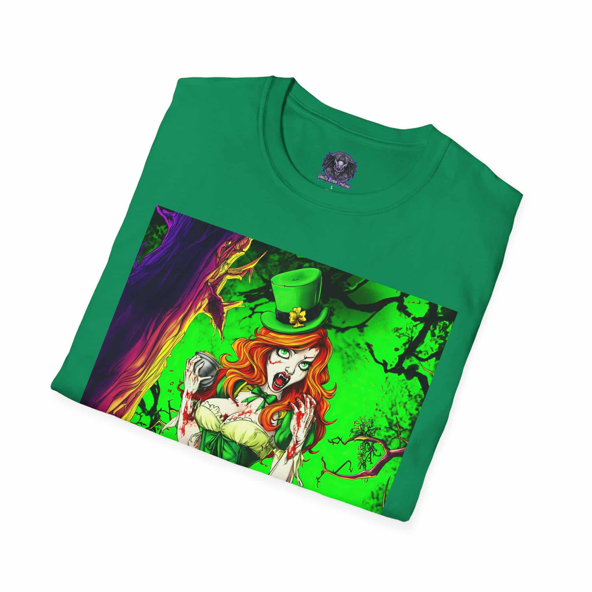 Undead Angels Leprechaun Queen Fiona Classic Reborn Style II Unisex T-Shirt - Image 64
