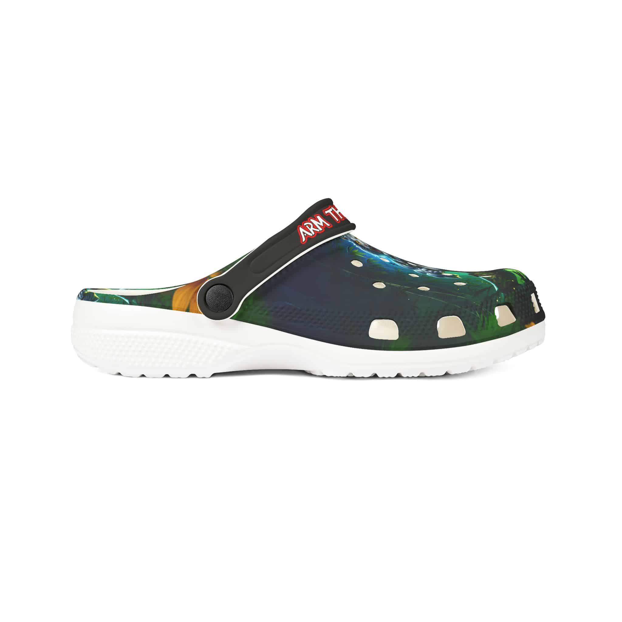Clog Shoes - Arm The Animals: Commando Tiger #AA-D-WT003 Design - Image 15