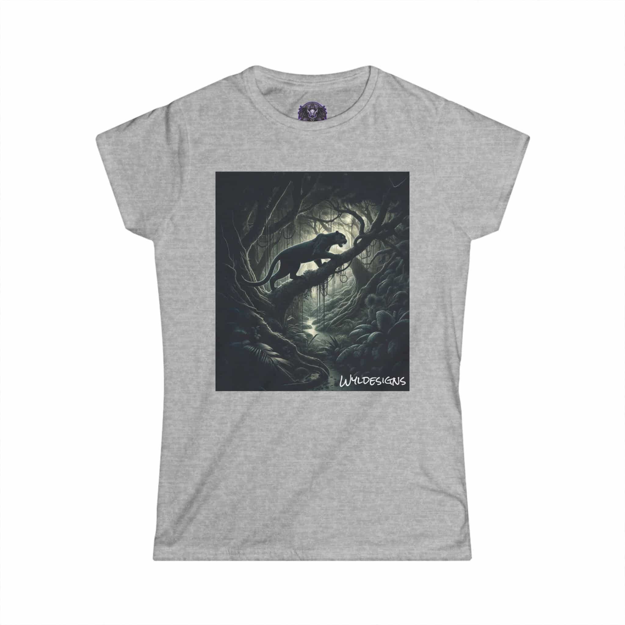 Black Panther WD-D002 By Wyldesigns Women's Softstyle Tee - Image 13