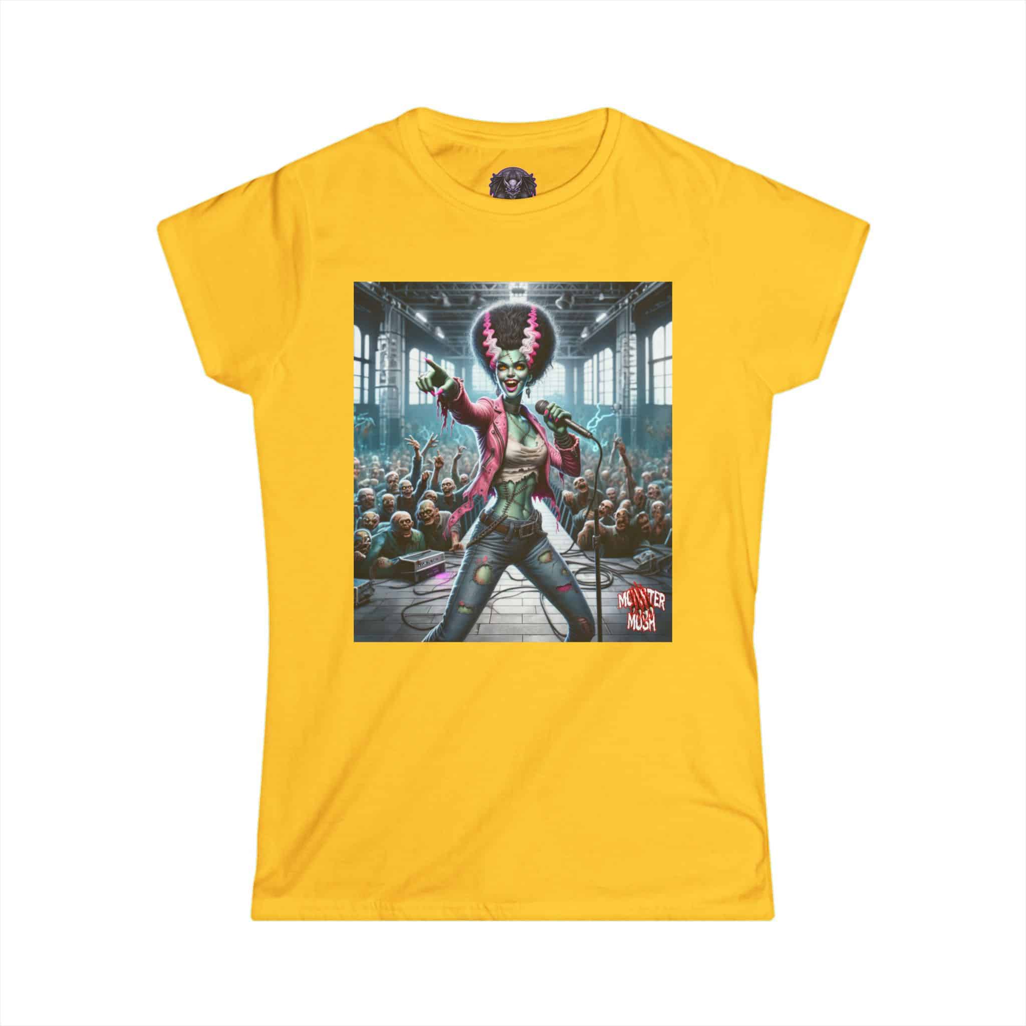 Monster Mosh 2024 Tour Lily Singer MM-D006 Women's Softstyle Tee - Image 22