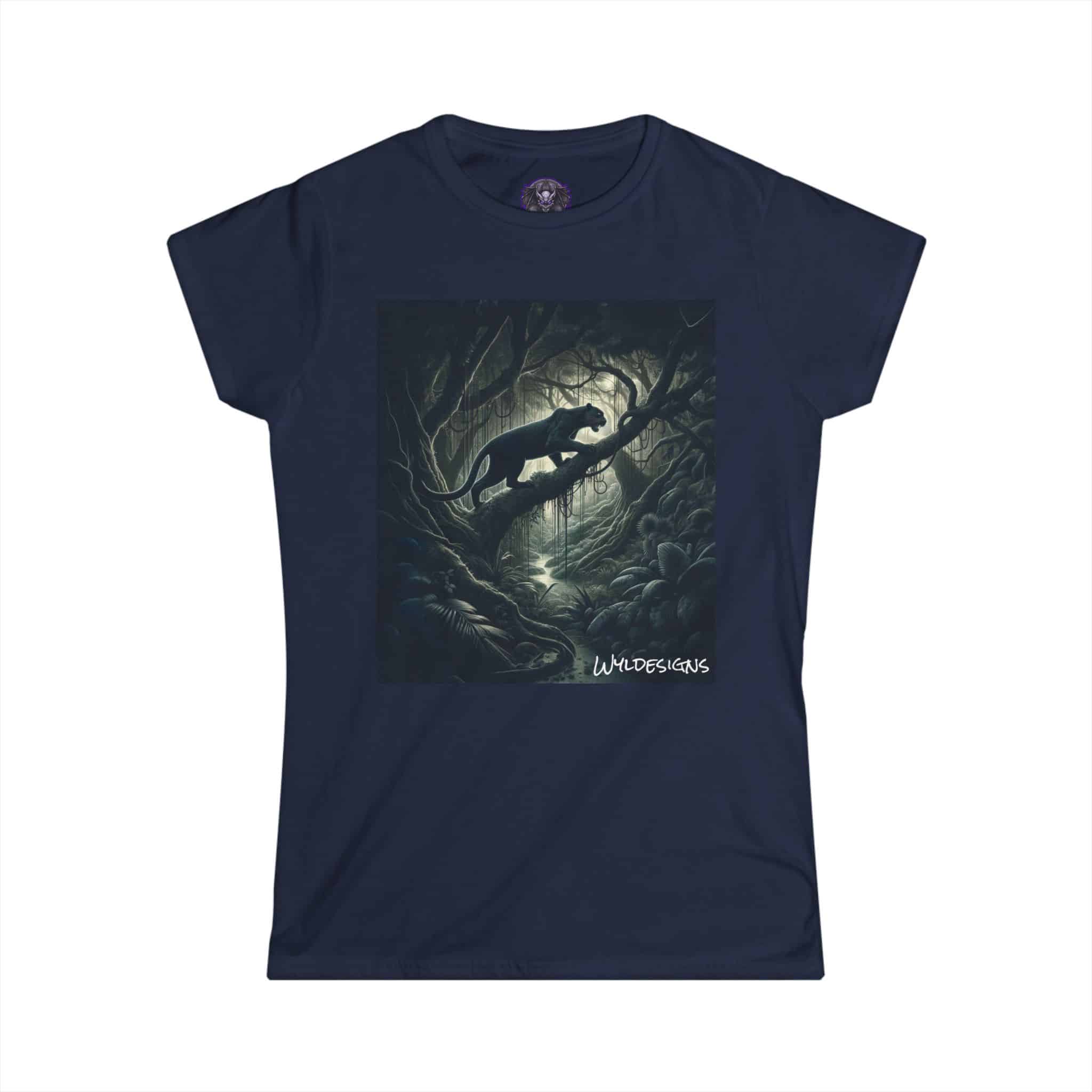 Black Panther WD-D002 By Wyldesigns Women's Softstyle Tee - Image 31