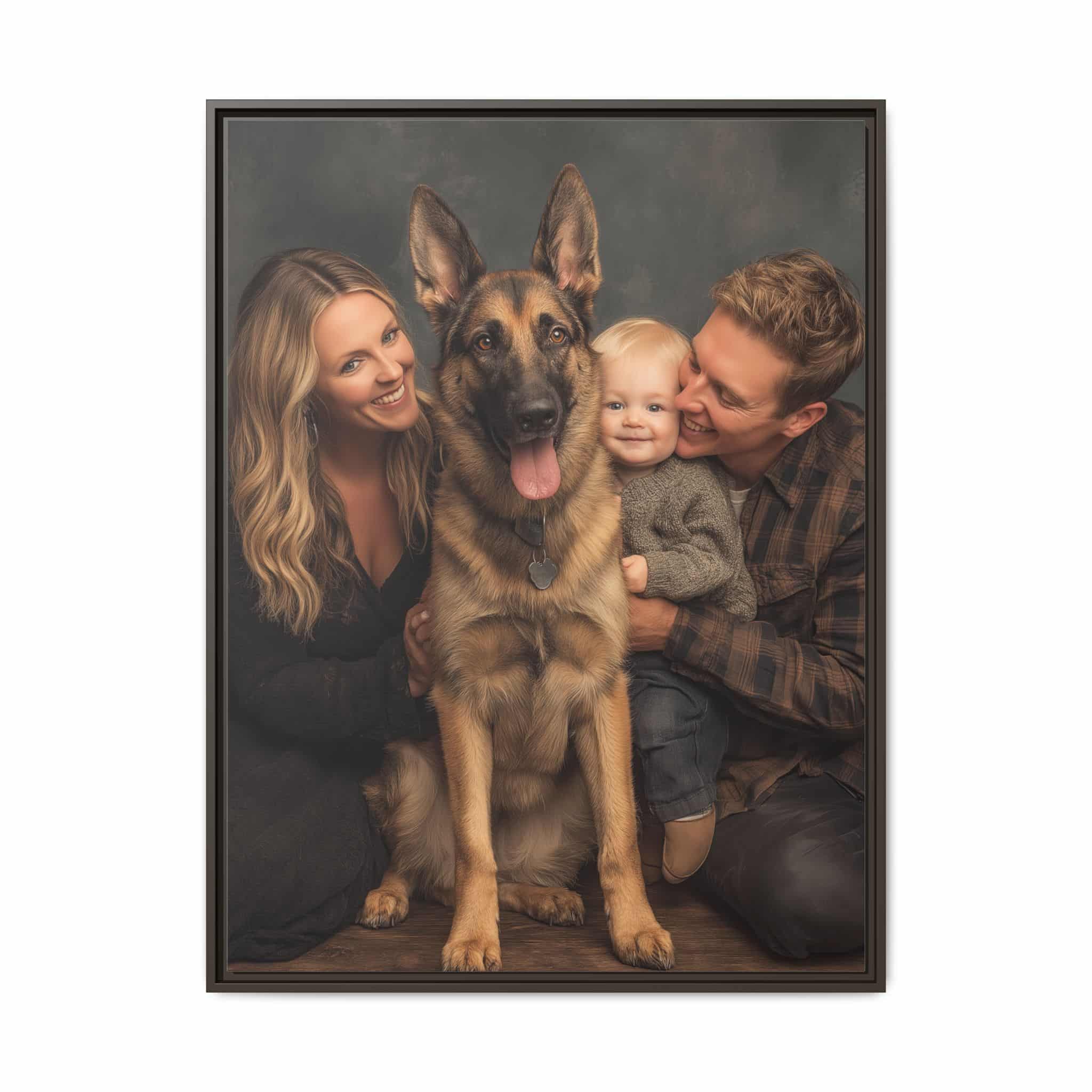 Personalized Framed Family Canvas Wall Art Vertical Multiple Sizes Available - Image 101
