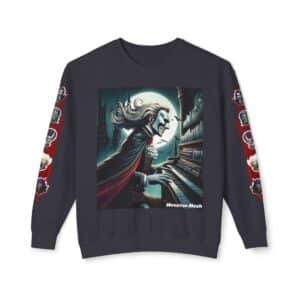 Monster Mosh 2024 Tour Phantom On Organ MM-D007 Deluxe Unisex Lightweight Crewneck Sweatshirt
