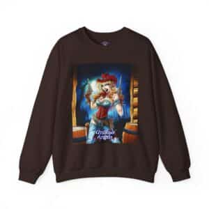 Undead Angels Zombie Cowgirl Cassidy Classic Reborn Style IV Unisex Heavy Blend™ Crewneck Sweatshirt