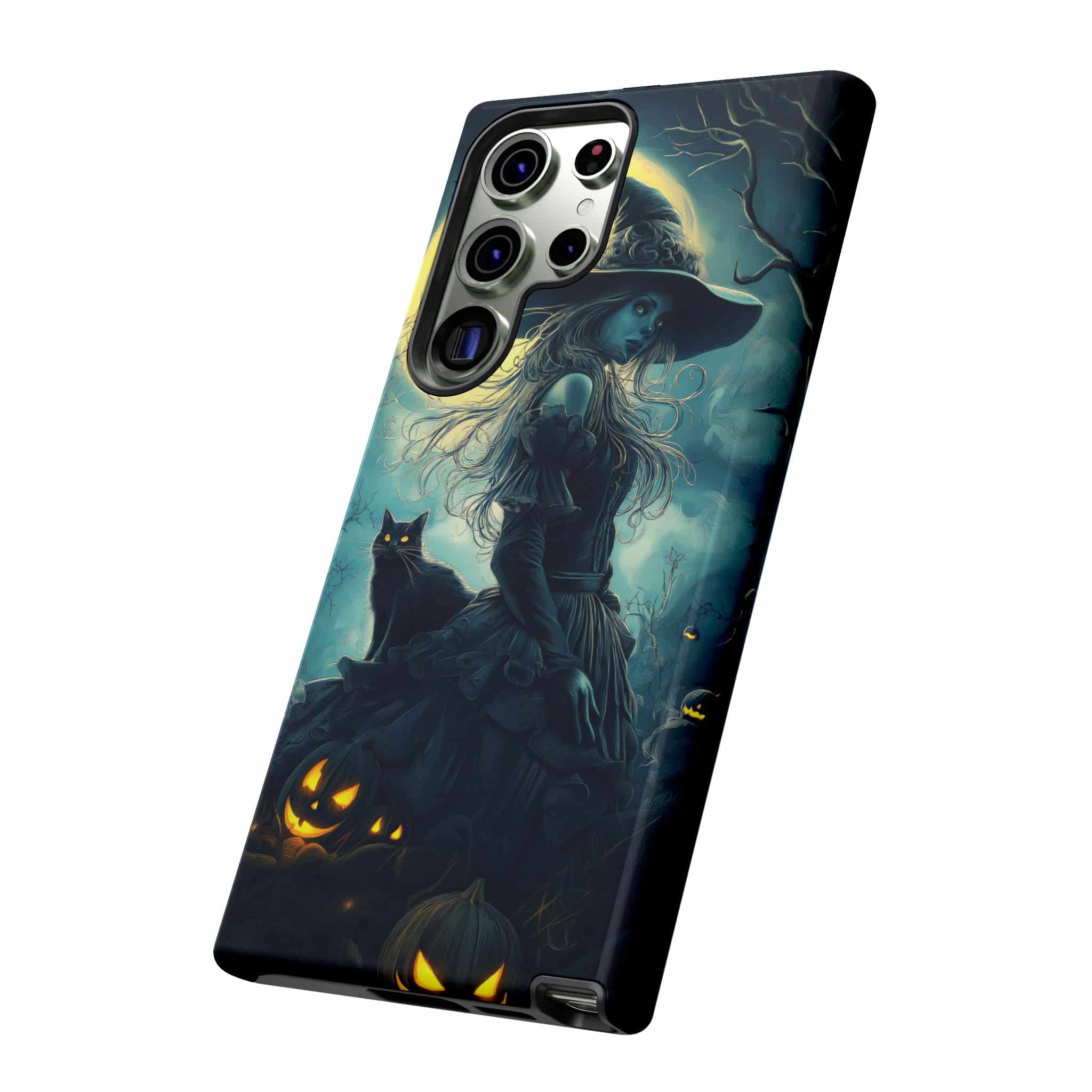 Witch With Black Cat By Moonlight #MJ-W001 Samsung S21, S22, S23, S24 Plus & Ultra Tough Cases - Image 30
