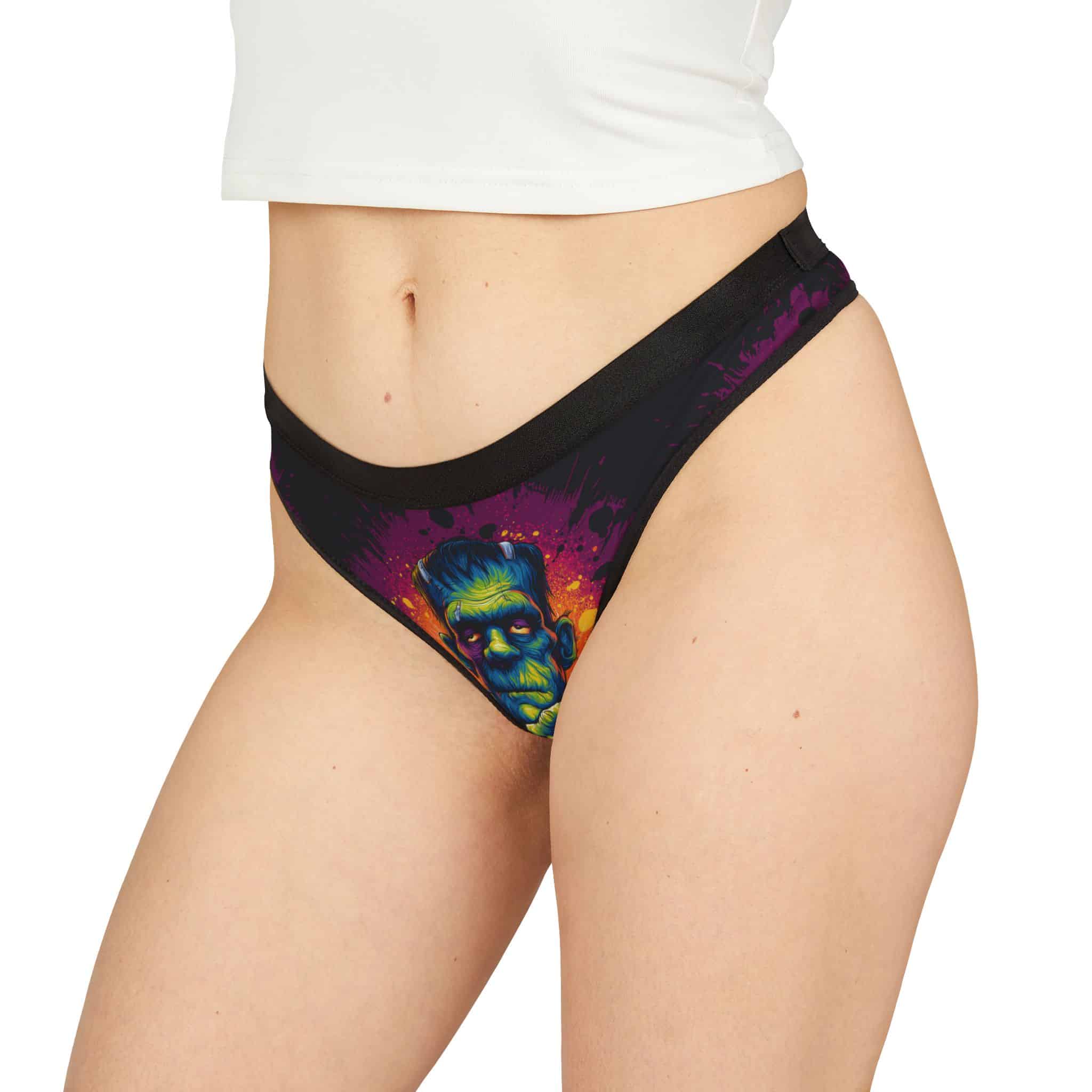 Thong Underwear Frankenstein Pop 60's Art Style - Image 4