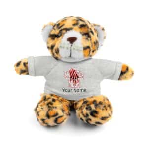 Personalized 8 Inch Stuffed Animals Wearing Monster Mosh Tee Assortment