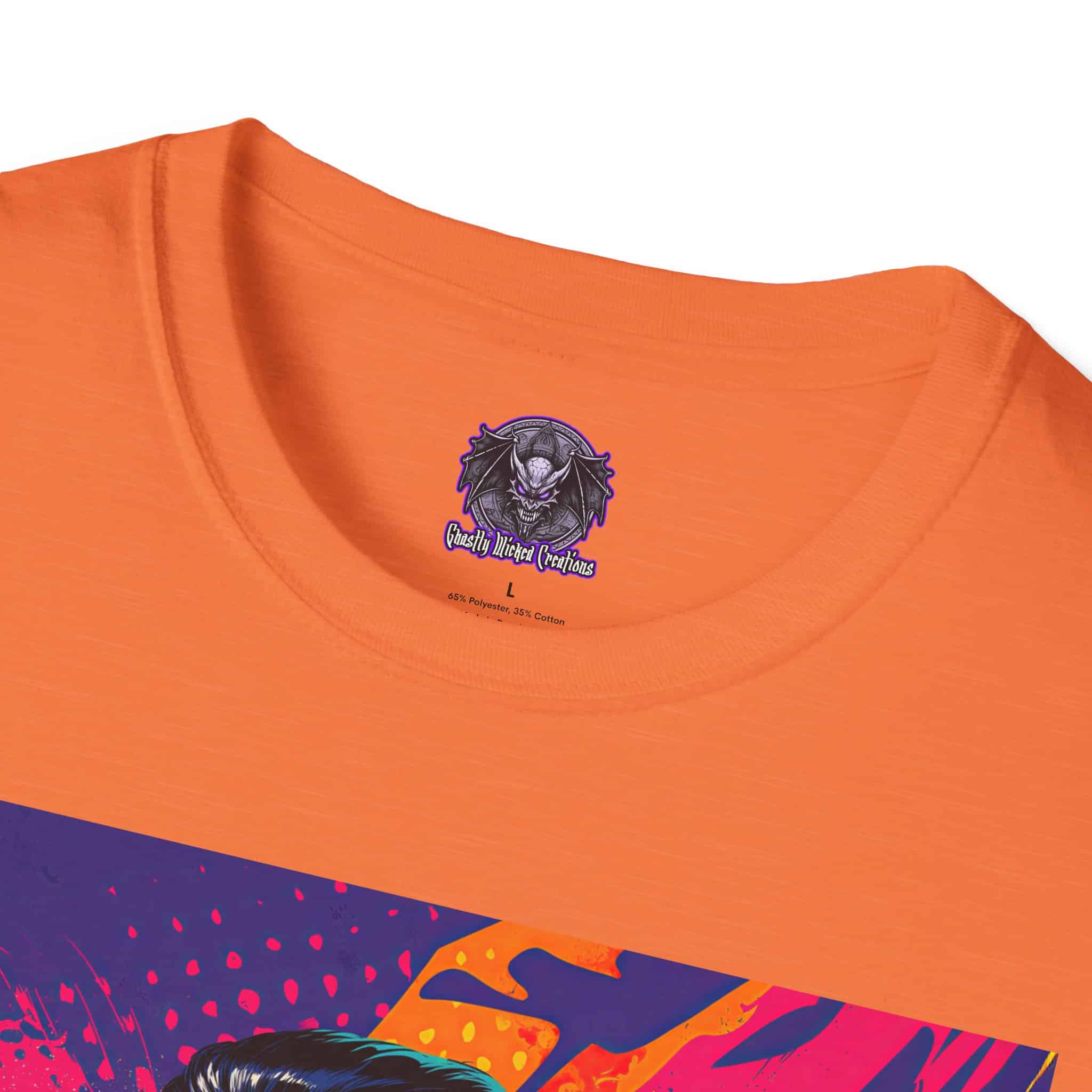 Dracula Pop Art 60's Style Unisex T-Shirt - Image 43