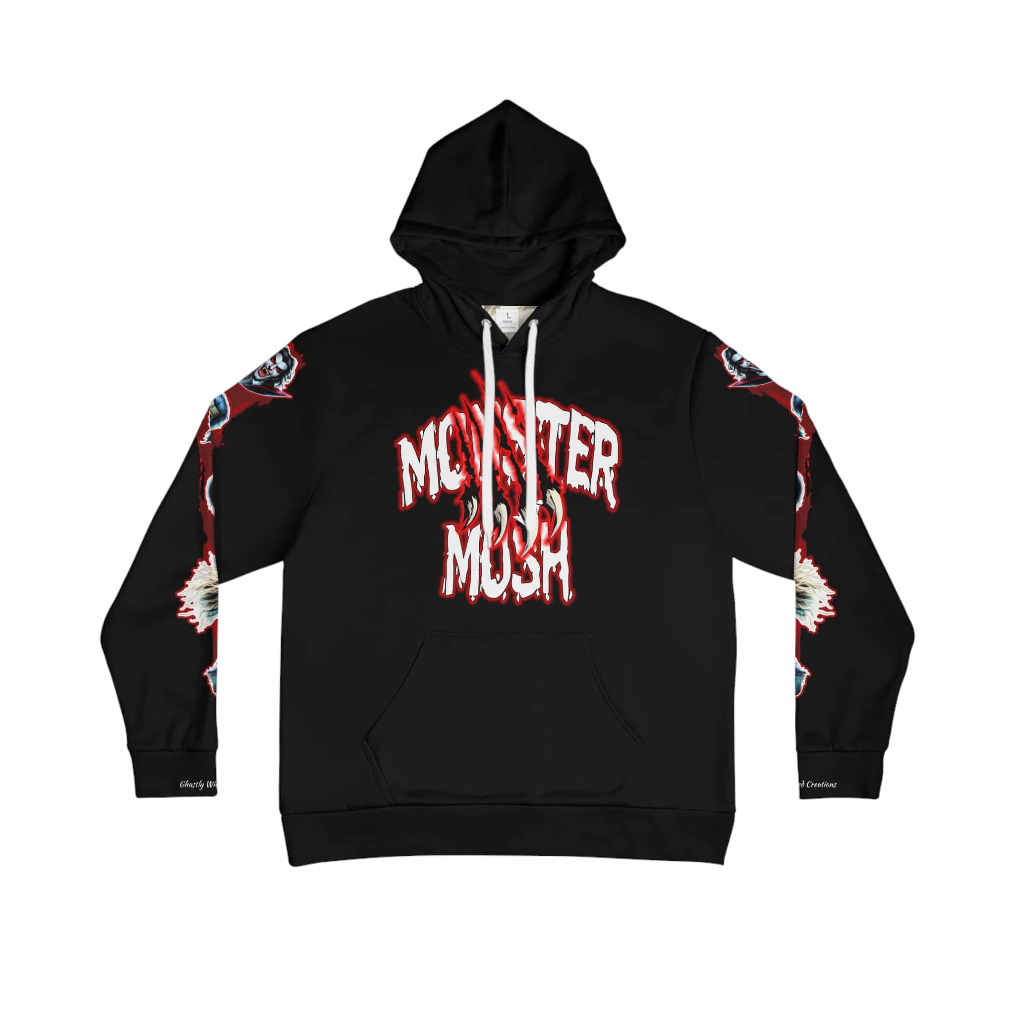 Monster Mosh 2024 Tour Mummy Bass Guitar MM-D003 Men's Hoodie (AOP)