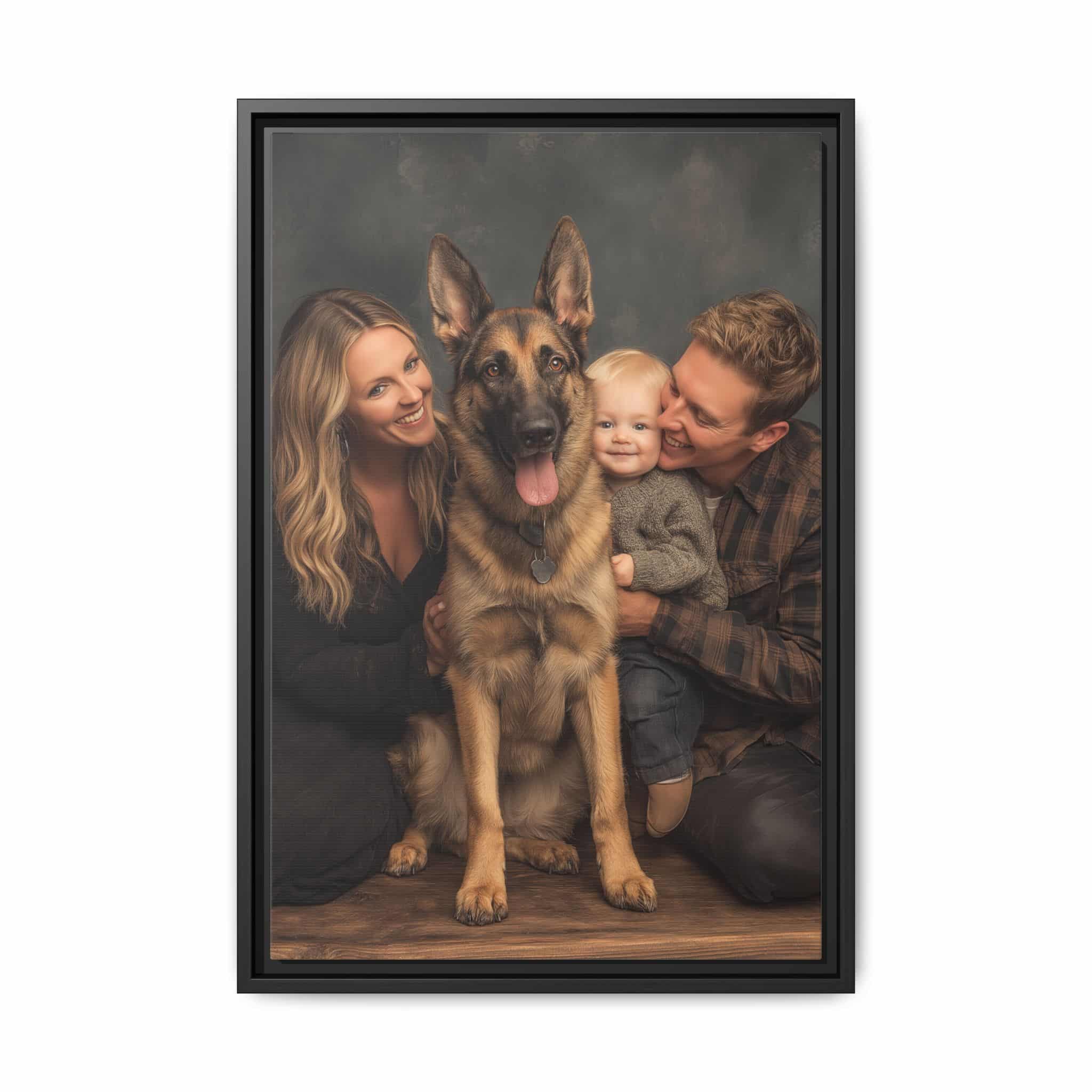 Personalized Framed Family Canvas Wall Art Vertical Multiple Sizes Available - Image 157