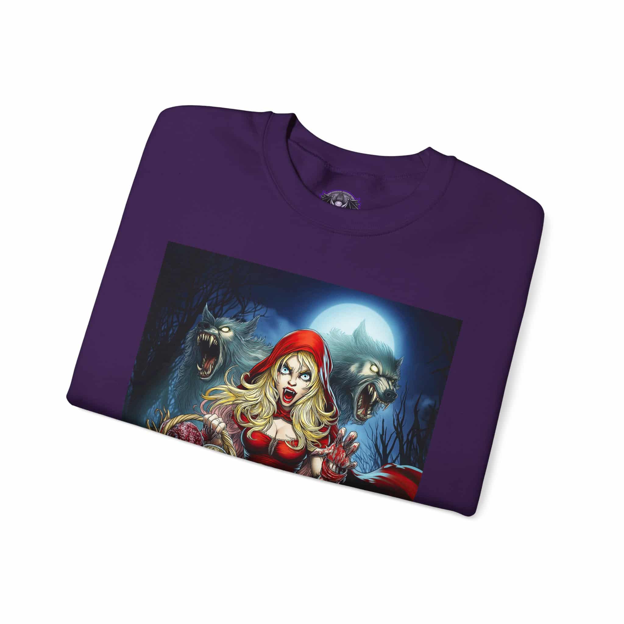 Vampire Red Riding Hood By Ghastly Wicked Tales 2025-02 Unisex Heavy Blend™ Crewneck Sweatshirt - Image 51