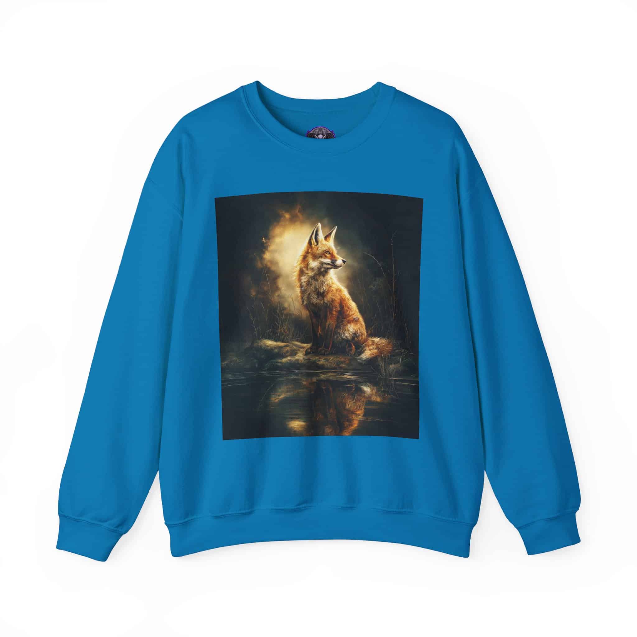 Fox By The Lake Unisex Tee by Wyldesigns Unisex Heavy Blend™ Crewneck Sweatshirt - Image 17