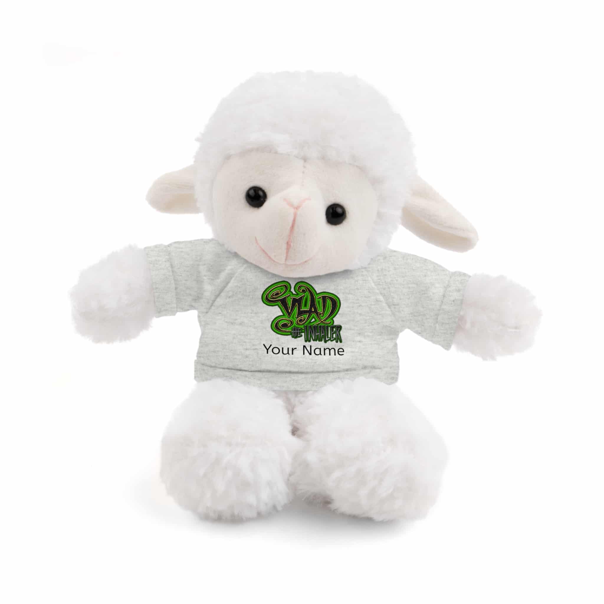 Personalized 8 Inch Stuffed Animals Wearing Vlad The Inhaler Band Tee Assortment - Image 13
