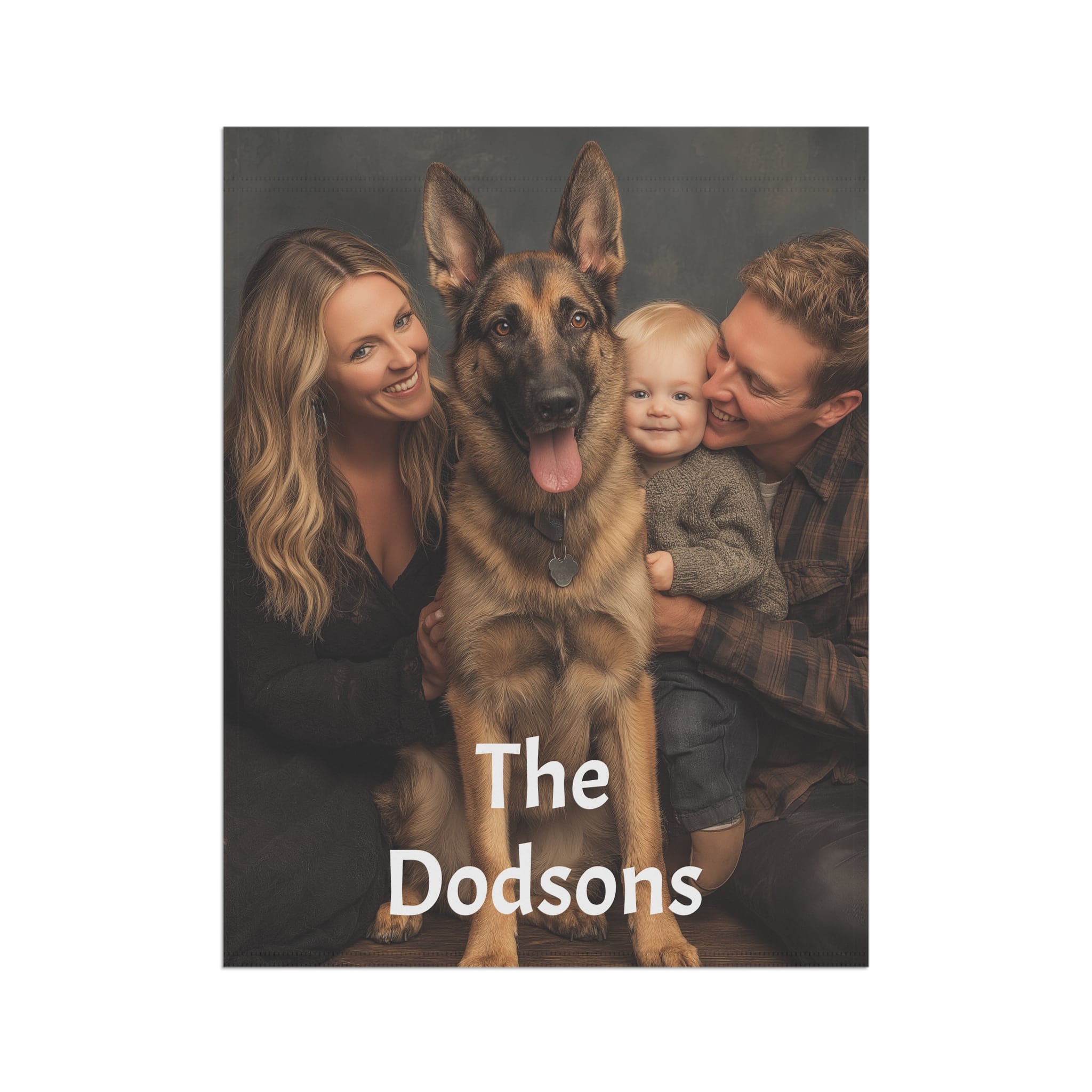 Personalized Photo Garden Flag – Custom Family Name Welcome Banner - Image 3