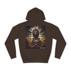 Undead Lion WD-D015 By Wyldesigns Unisex College Hoodie