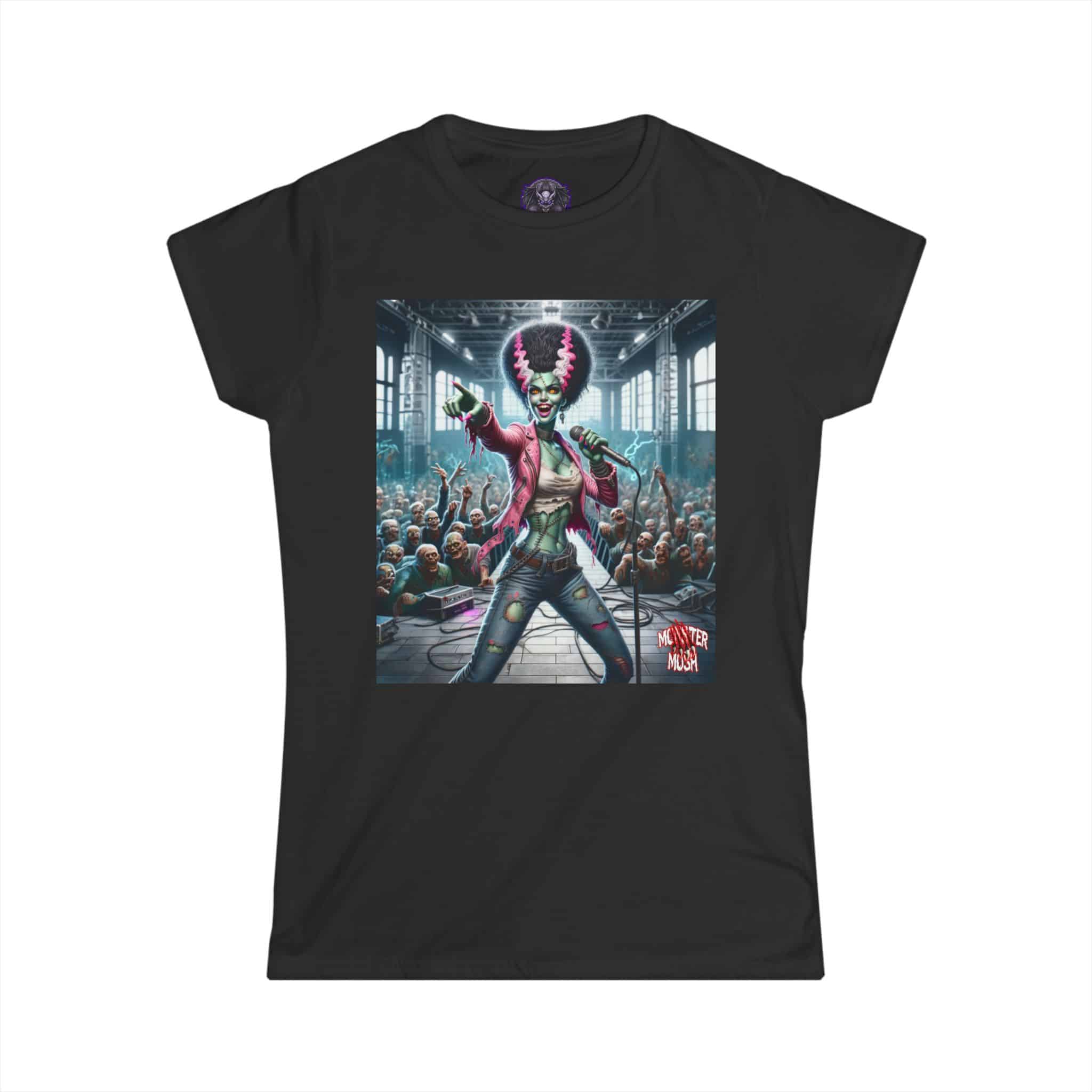 Monster Mosh 2024 Tour Lily Singer MM-D006 Women's Softstyle Tee - Image 4