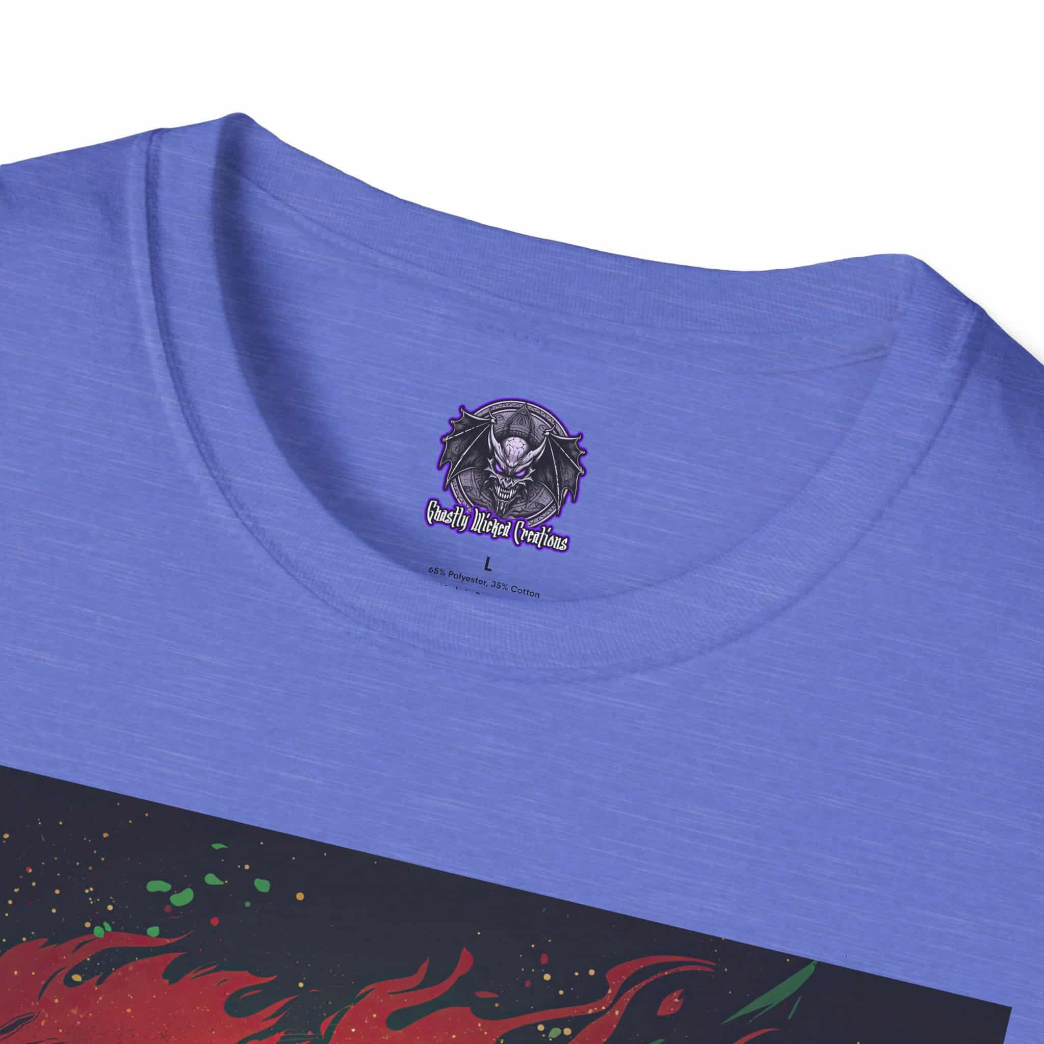 Demonic Santa Sleigh I Unisex T-Shirt Christmas - Image 42