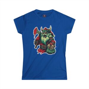 Undead Viking Santa II Women's Softstyle Tee Christmas
