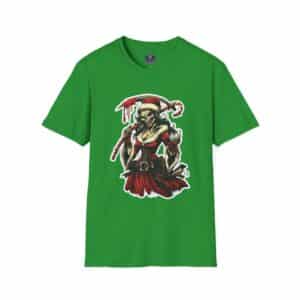 Undead Skeleton Mrs. Clause I Unisex T-Shirt Christmas