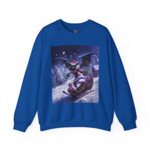 Gift Giving Gremlin Elf I Unisex Heavy Blend™ Crewneck Sweatshirt Christmas