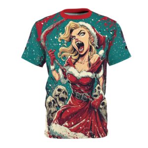 Undead Angels Vampire Kelly Klaus I Unisex Cut & Sew Tee (AOP)