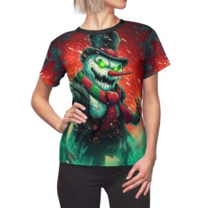 Sadistic Snowman II Women's Tee (AOP) Christmas