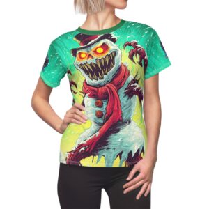 Sadistic Snowman I Women's Tee (AOP) Christmas