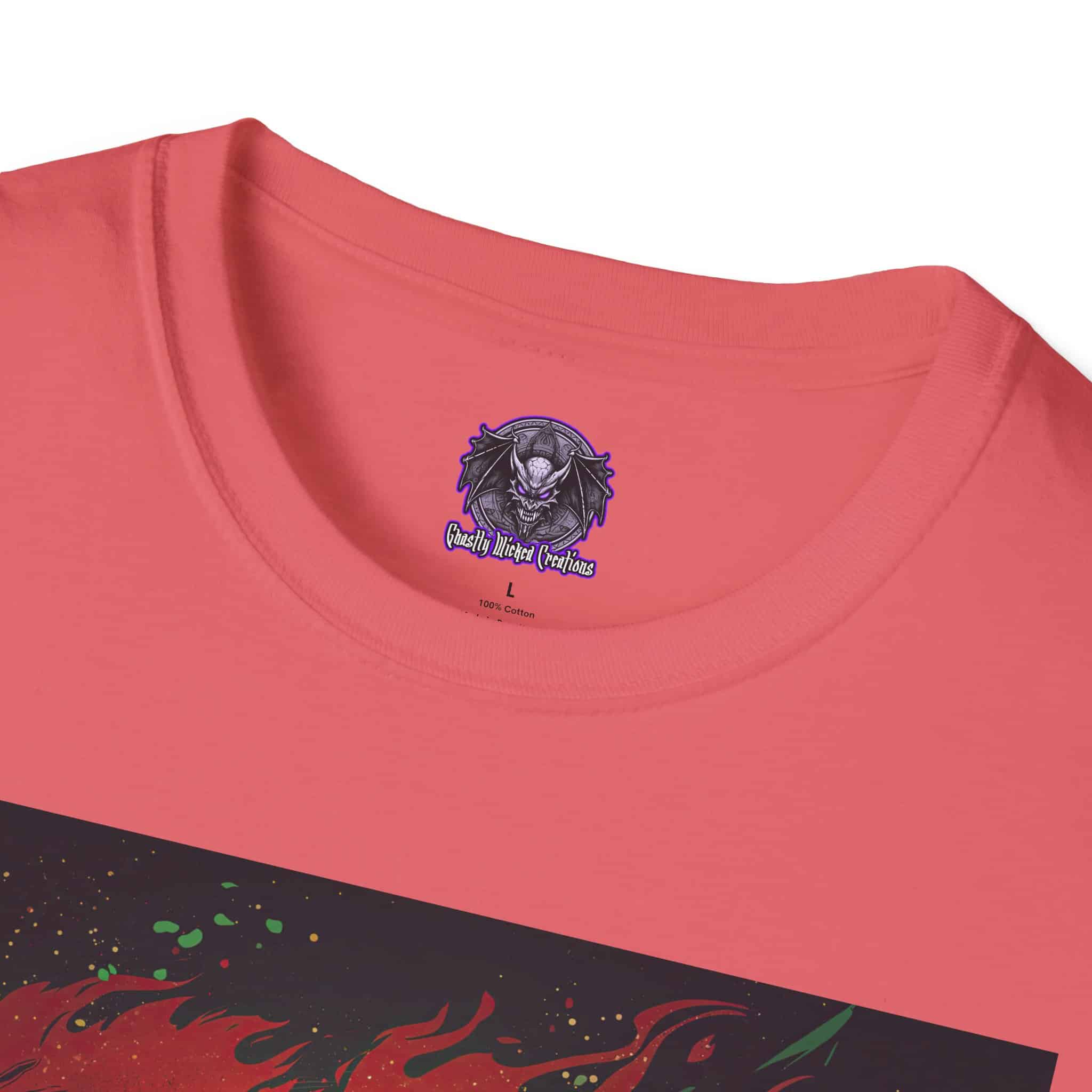 Demonic Santa Sleigh I Unisex T-Shirt Christmas - Image 22