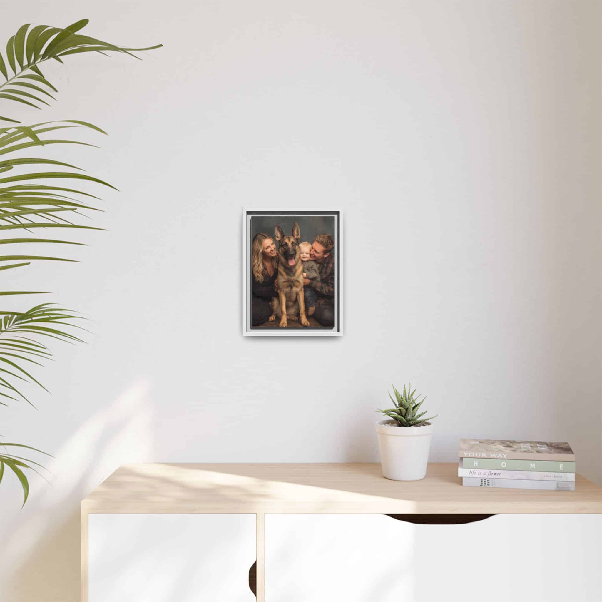 Personalized Framed Family Canvas Wall Art Vertical Multiple Sizes Available - Image 43