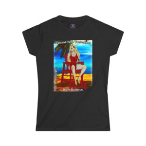 Shay Undead Angel Zombie Lifeguard - Classic Art w/Text F1 Re-Issue Women's Softstyle Tee