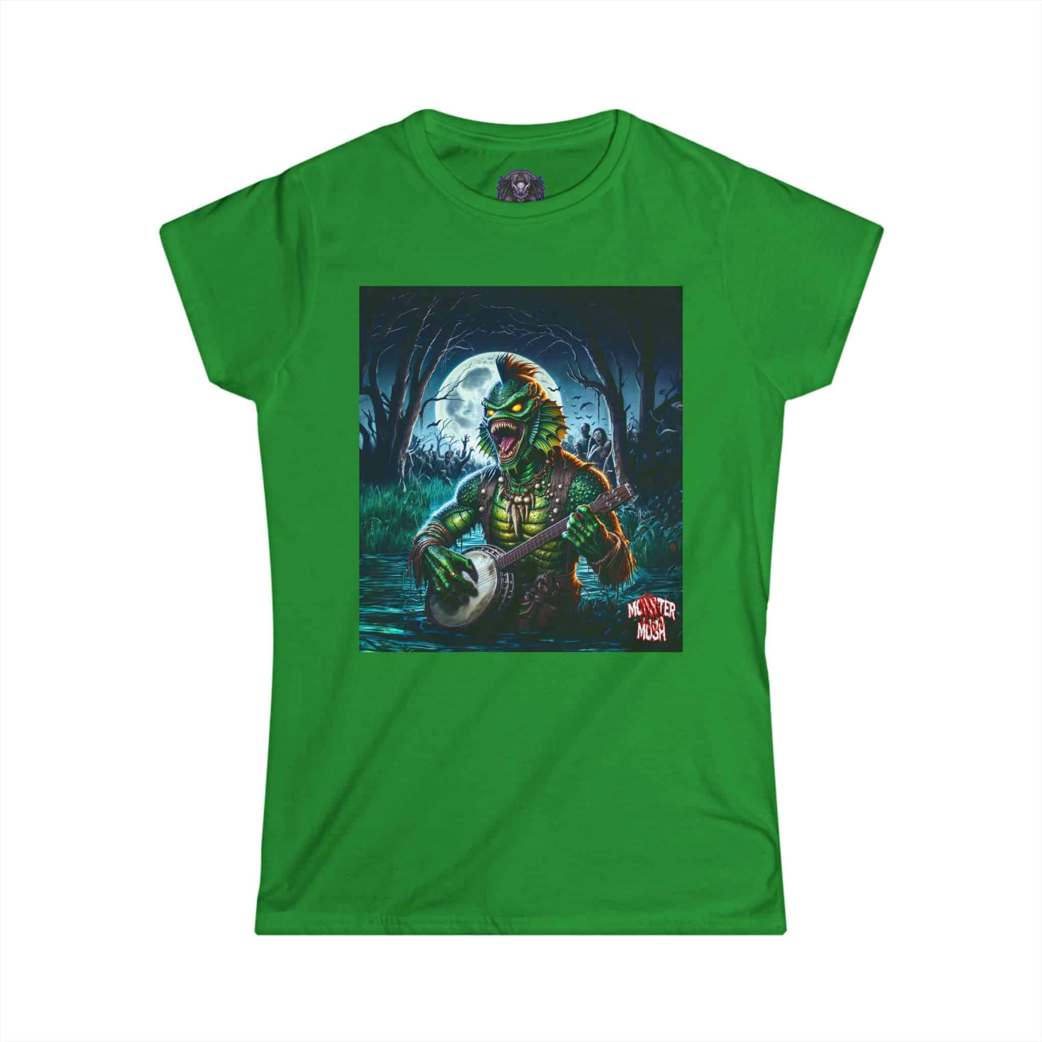 Monster Mosh 2024 Tour Gill On Banjo MM-D005 Women's Softstyle Tee - Image 22