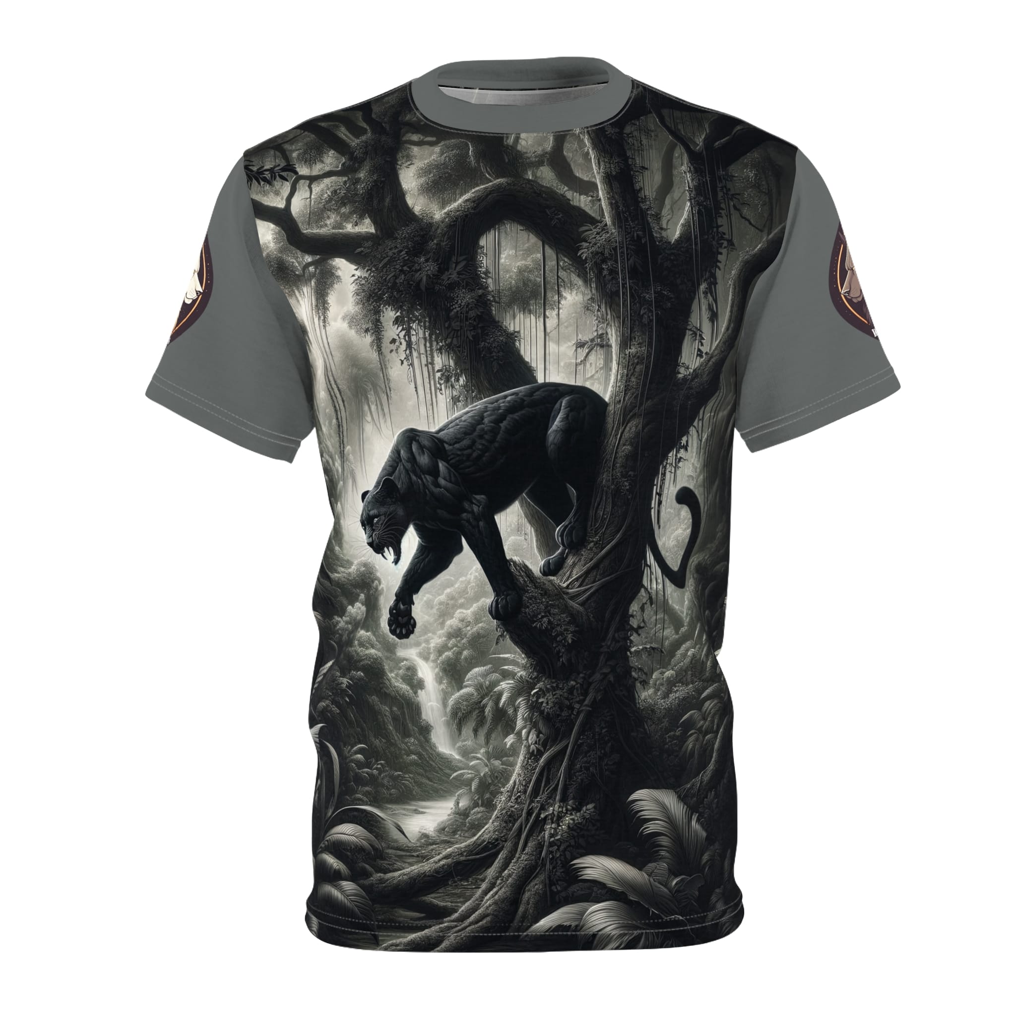 Black Panther WD-D003 By Wyldesigns Unisex Cut & Sew Tee (AOP) - Image 15