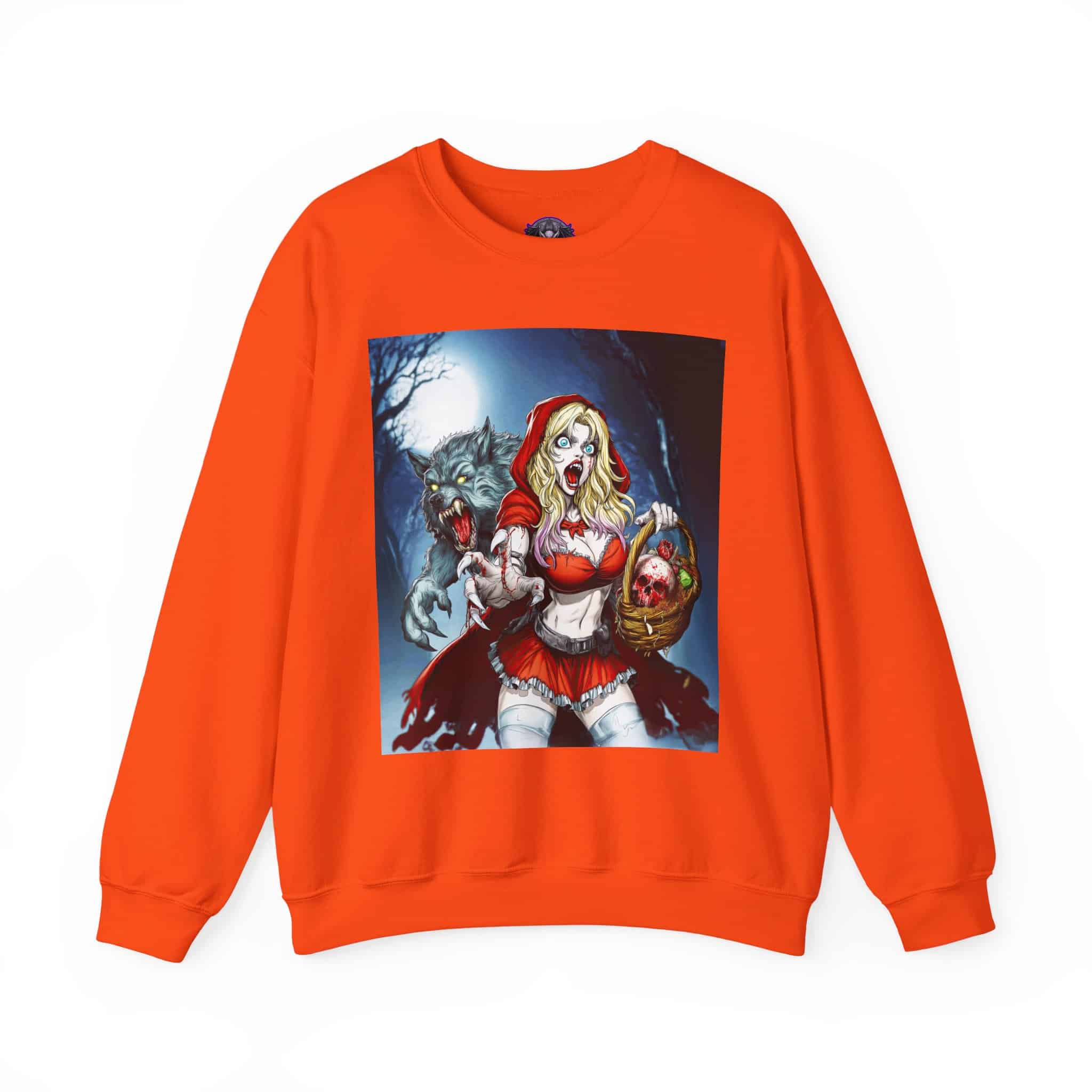 Vampire Red Riding Hood By Ghastly Wicked Tales 2025-01 Unisex Heavy Blend™ Crewneck Sweatshirt - Image 17