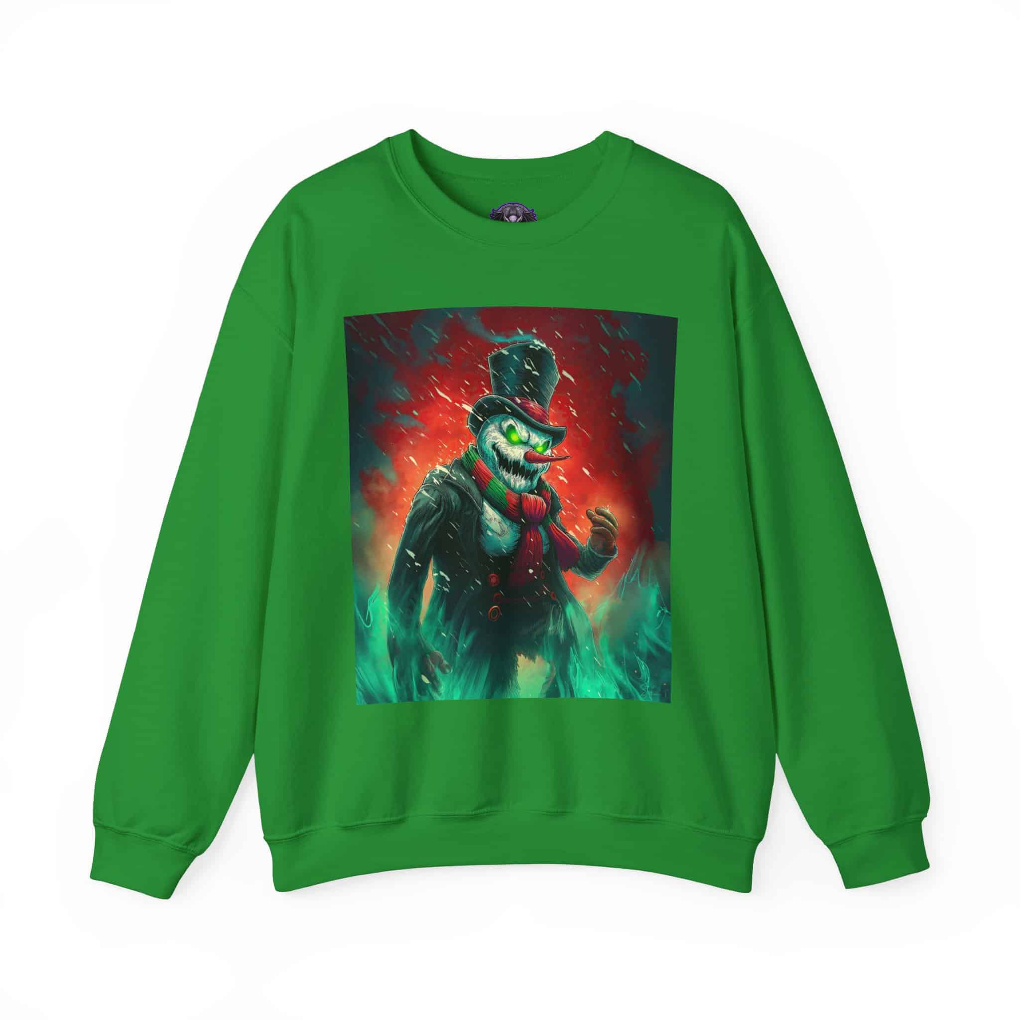 Sadistic Snowman II Unisex Heavy Blend™ Crewneck Sweatshirt Christmas - Image 28