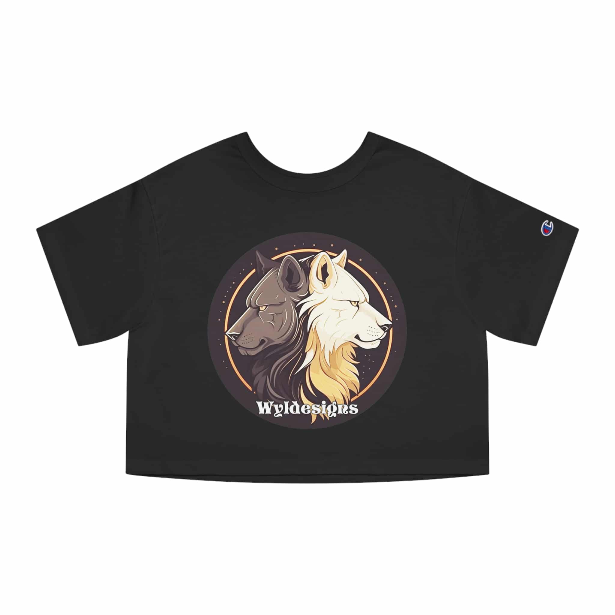 Wyldesigns Logo Champion Women's Heritage Cropped T-Shirt - Image 7