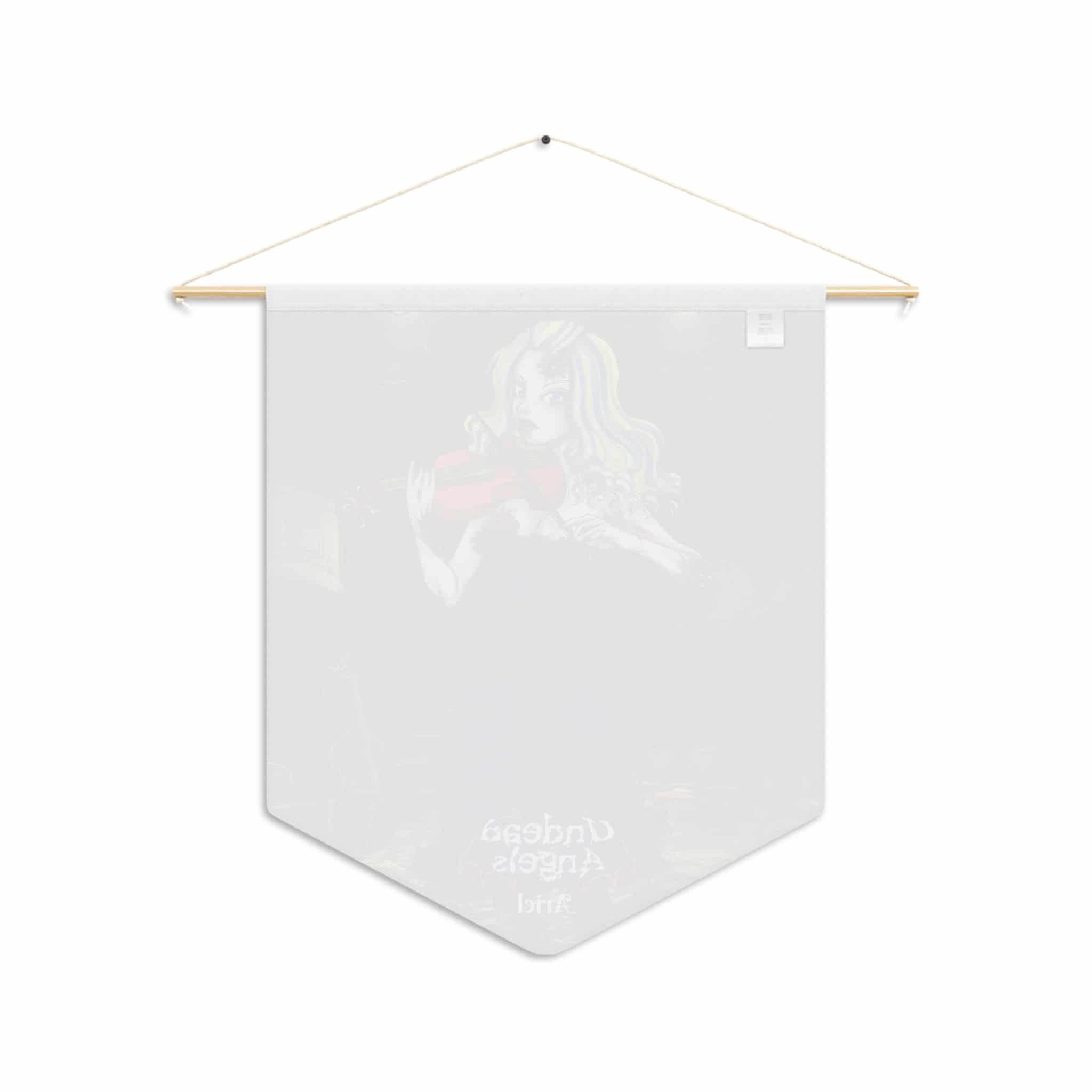 Ariel Undead Angel Violinist Classic Art Pennant - Image 2