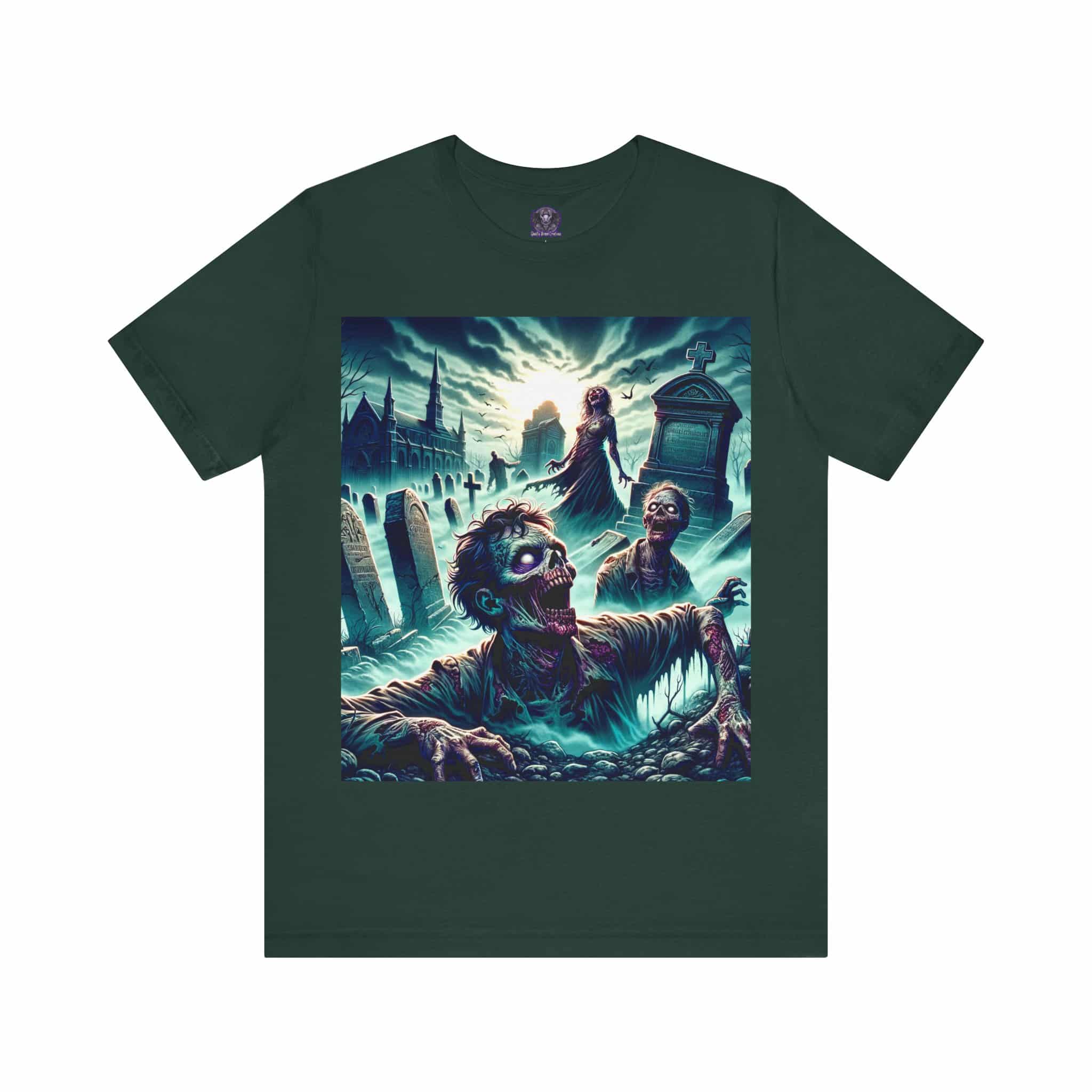 Zombies Emerge #DZ-003 Unisex Jersey Short Sleeve Tee - Image 49