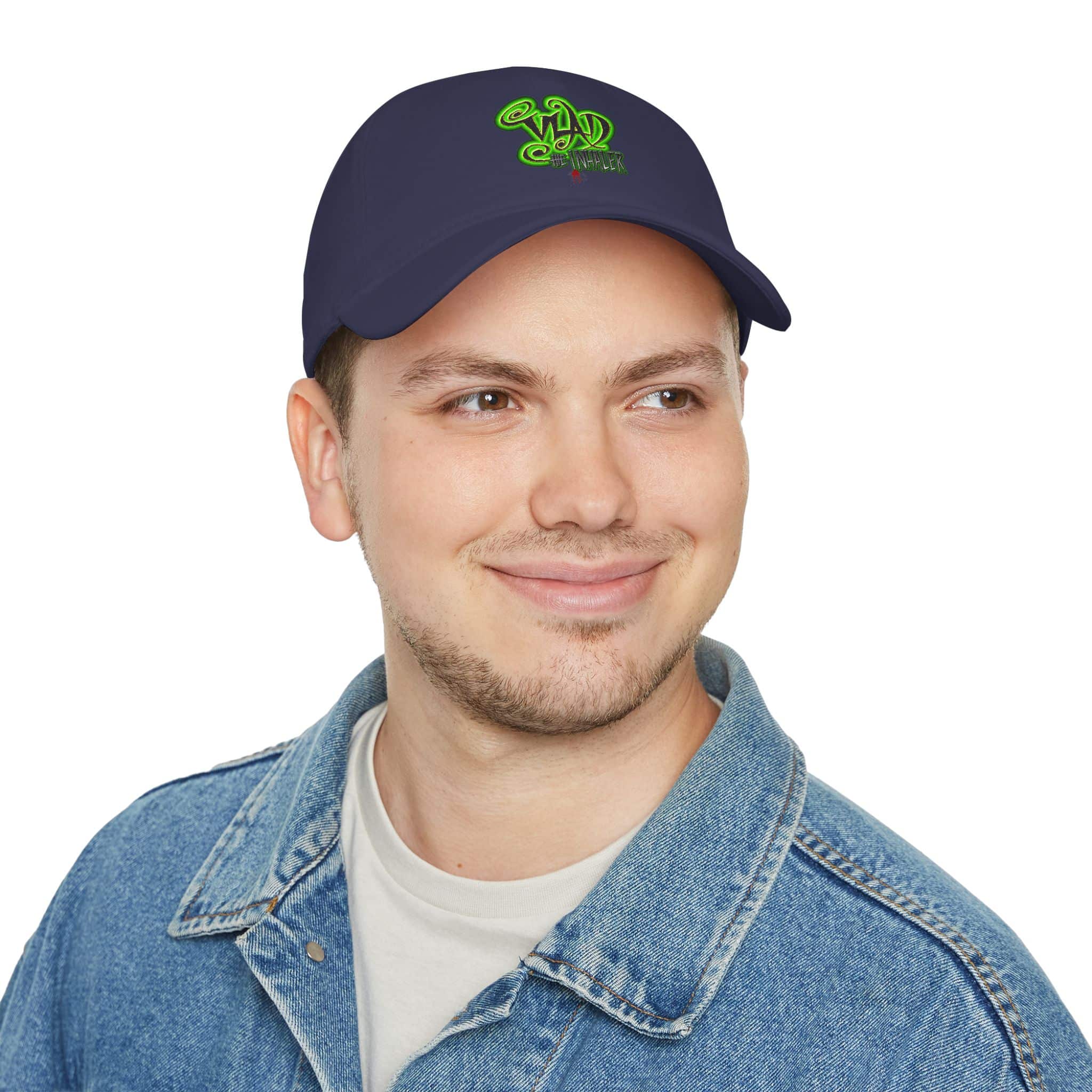 Vlad The Inhaler Logo Low Profile Baseball Cap - Image 24