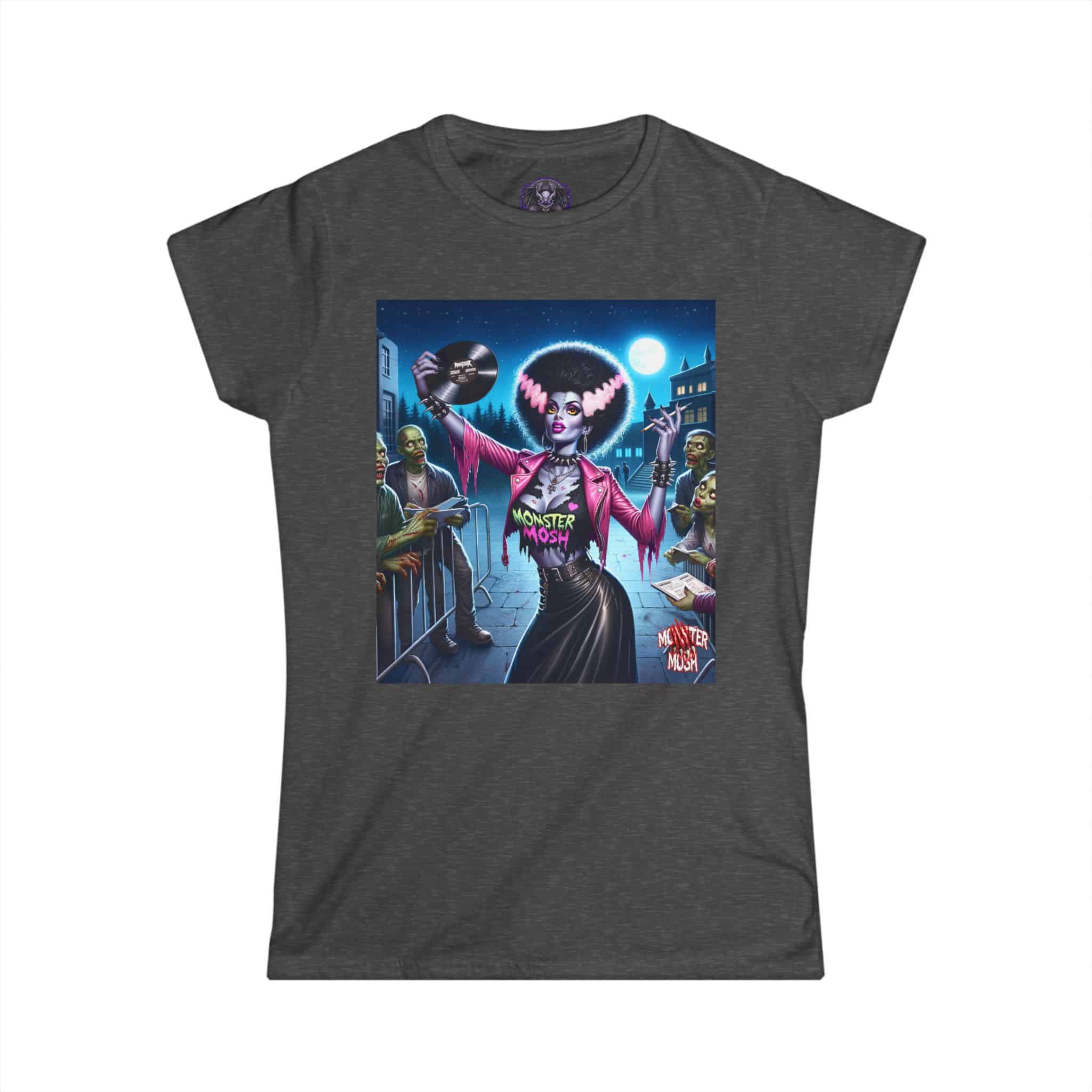 Monster Mosh 2024 Tour Lily Singer MM-D011 Women's Softstyle Tee - Image 25