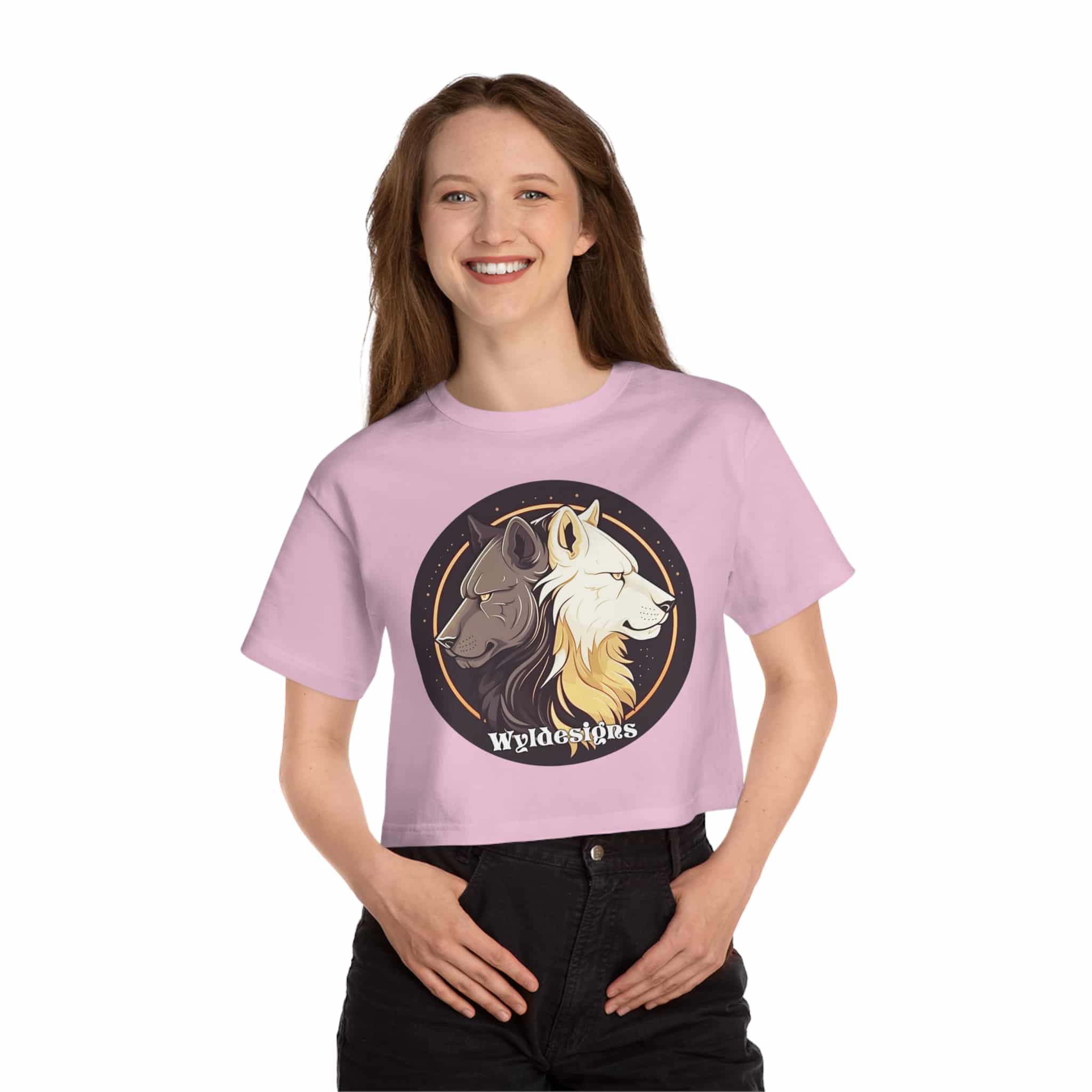 Wyldesigns Logo Champion Women's Heritage Cropped T-Shirt