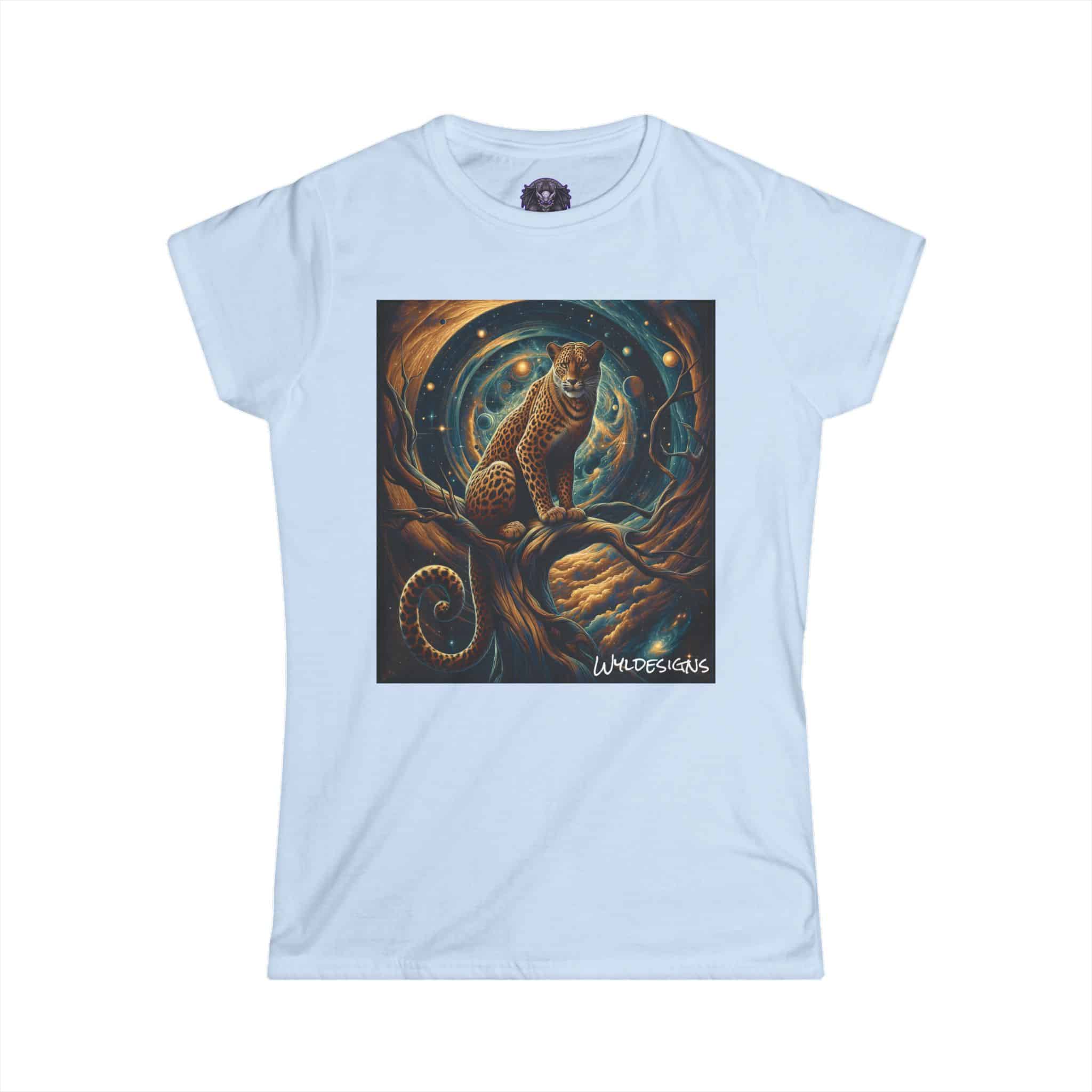 Cosmic Leopard WD-D013 By Wyldesigns Women's Softstyle Tee - Image 22