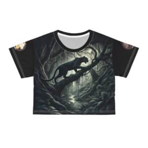 Black Panther WD-D002 By Wyldesigns Crop Tee (AOP)