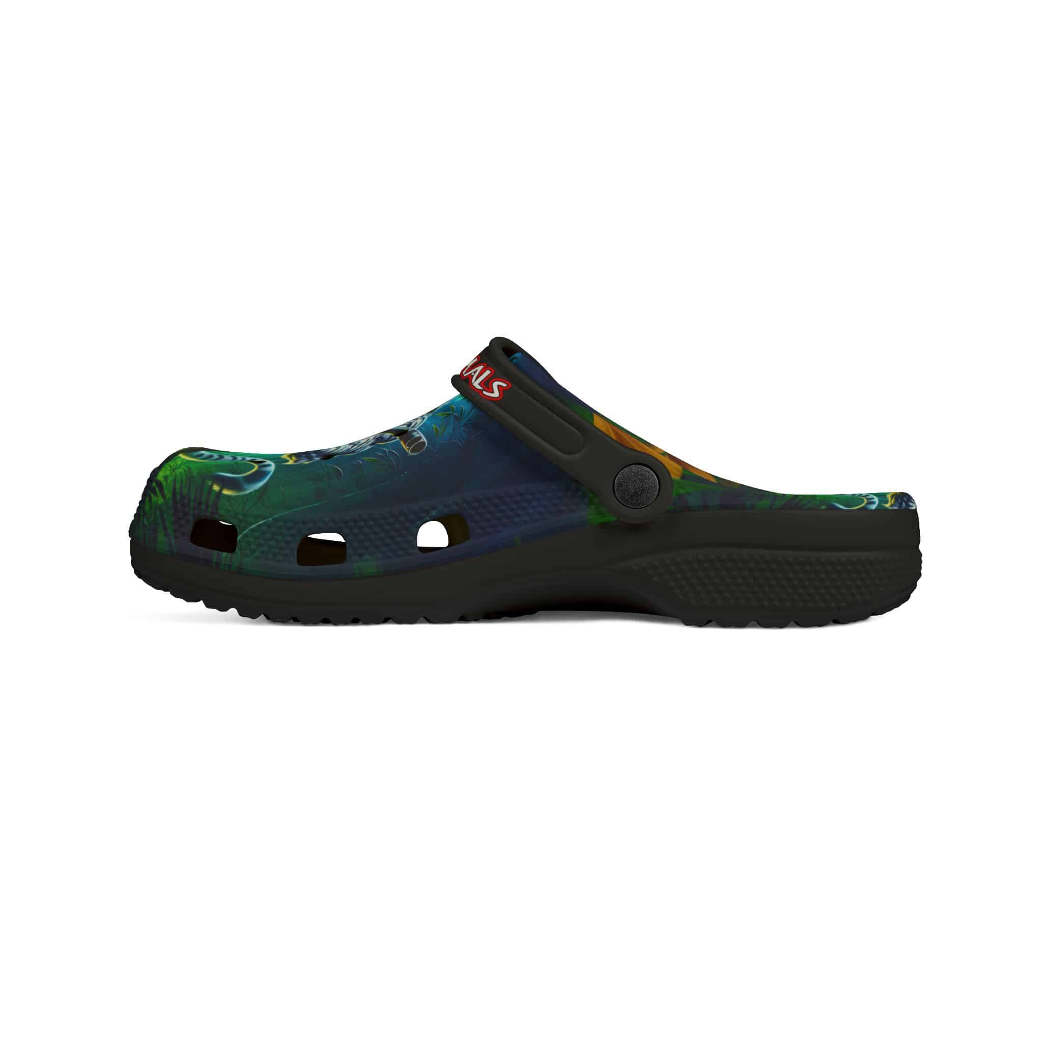 Clog Shoes - Arm The Animals: Commando Tiger #AA-D-WT003 Design - Image 6
