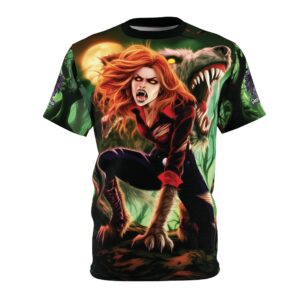 She-Wolf Call Of The Wild Unisex Cut & Sew Tee (AOP)