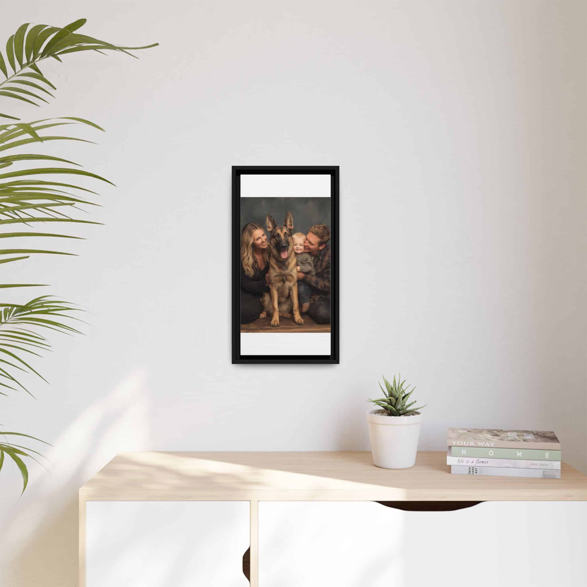 Personalized Framed Family Canvas Wall Art Vertical Multiple Sizes Available - Image 195