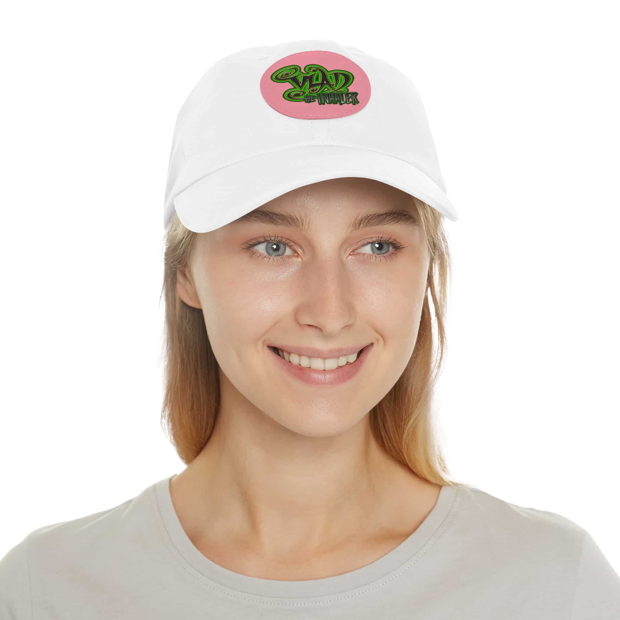 Vlad The Inhaler Band Artistic Round Leather Patch Dad Hat - Stylish Casual Cap - Image 39